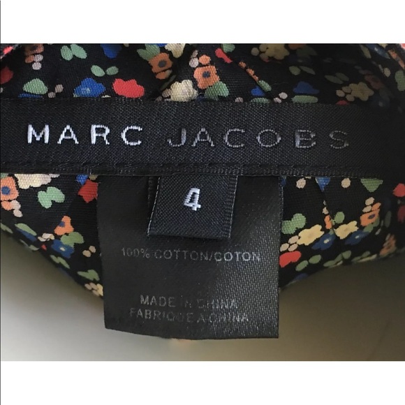 Marc Jacobs Scallop Mixed Print Cotton Tank Top - Picture 8 of 8